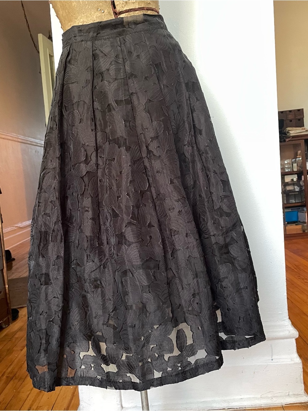 Black mesh skirt Hoyako